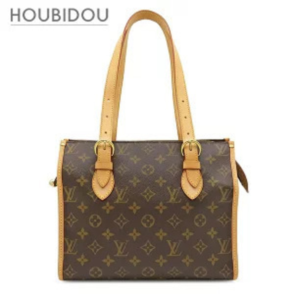 Louis Vuitton Popincourt O Monogram Canvas Shoulder Bag Brown Tote